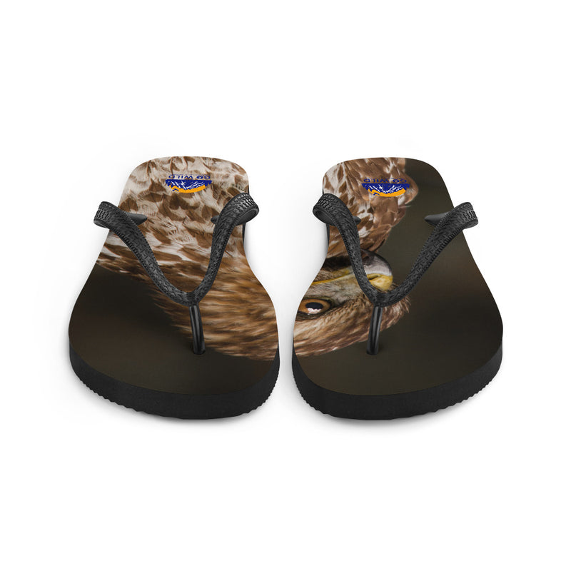 Red Shouldered Hawk Flip-Flops - Go Wild Photography [description]  [price]
