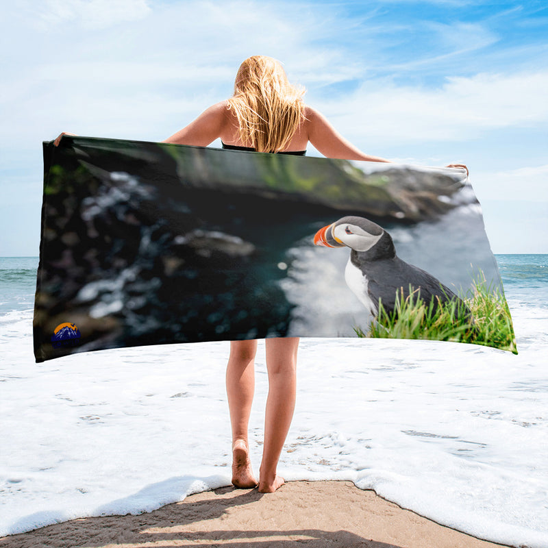 Puffin Cliffs Towel - Go Wild Photography [description]  [price]
