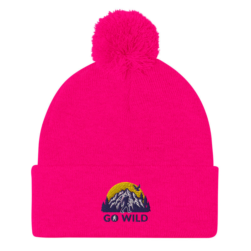 Go Wild Logo Pom-Pom Beanie - Go Wild Photography [description]  [price]