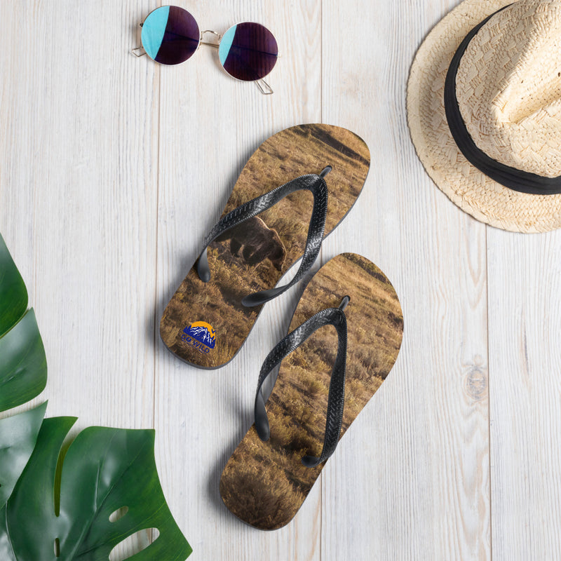 Grizzly Flip-Flops - Go Wild Photography [description]  [price]