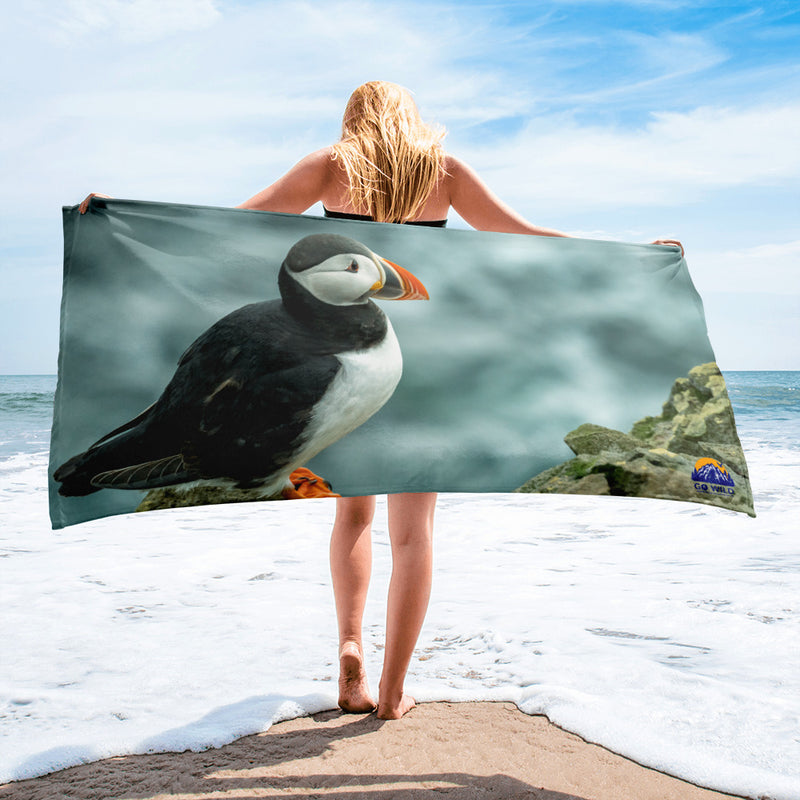Atlantic Puffin Towel - Go Wild Photography [description]  [price]