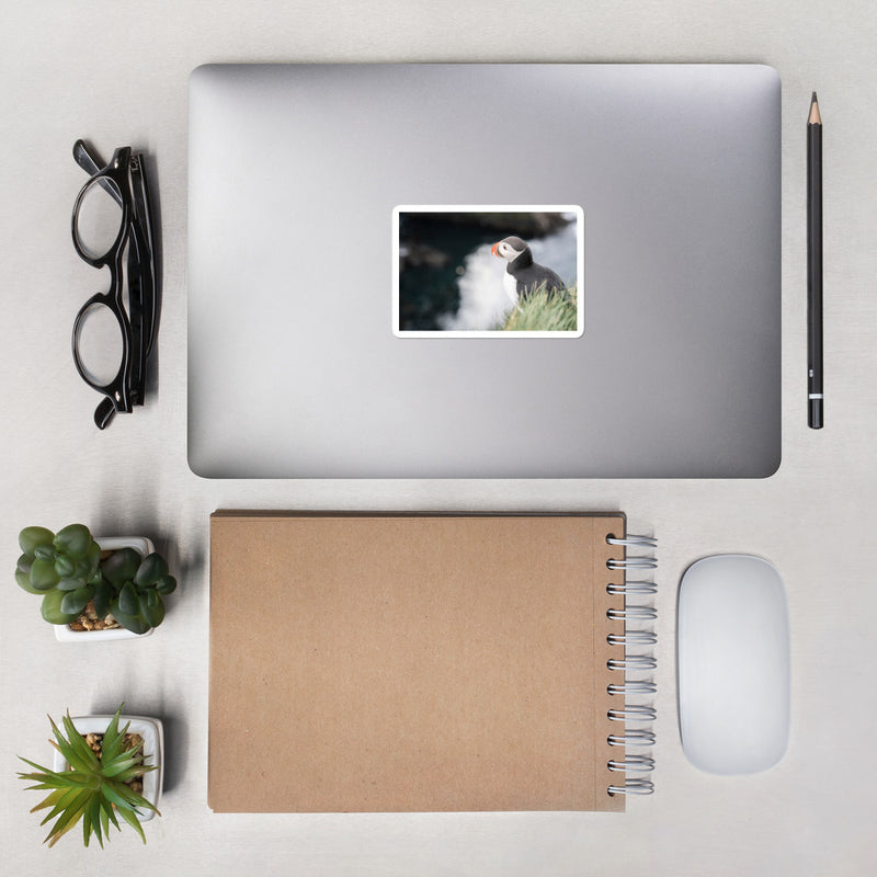 Stoic Puffin Bubble-free stickers - Go Wild Photography [description]  [price]