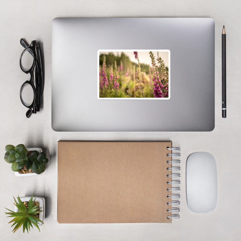 Fox Gloves Bubble-free stickers - Go Wild Photography [description]  [price]