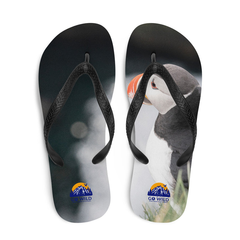 Stoic Puffins Flip-Flops - Go Wild Photography [description]  [price]