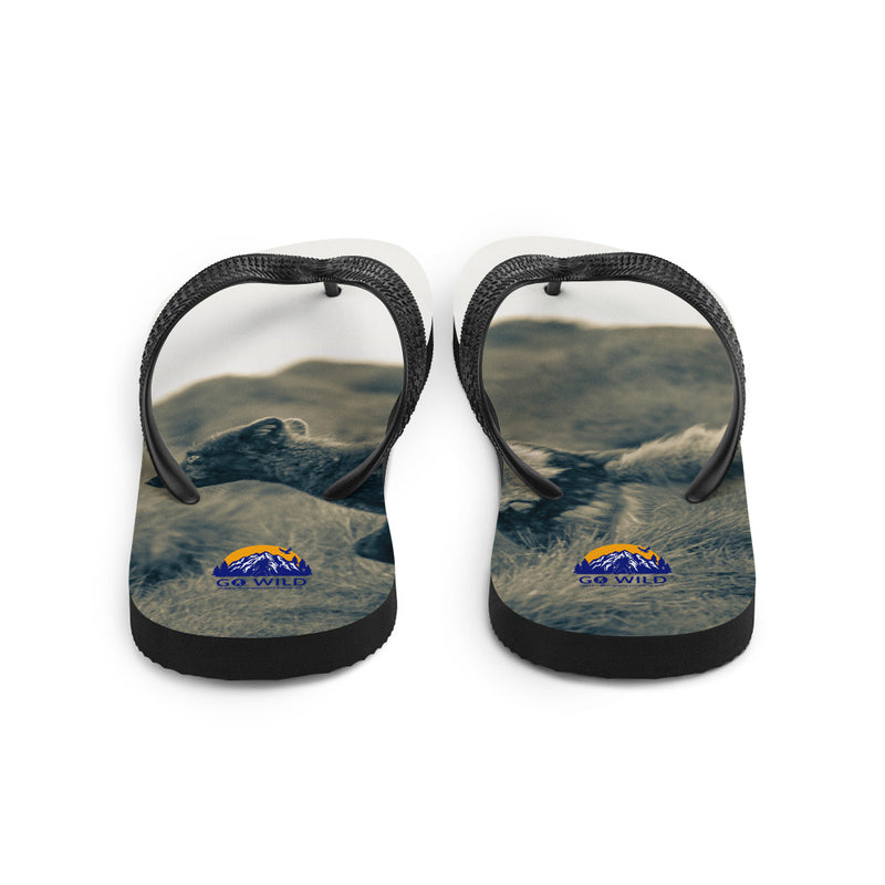 Crazy Like a Fox Flip-Flops - Go Wild Photography [description]  [price]