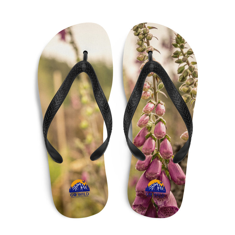 Fox Gloves Flip-Flops - Go Wild Photography [description]  [price]