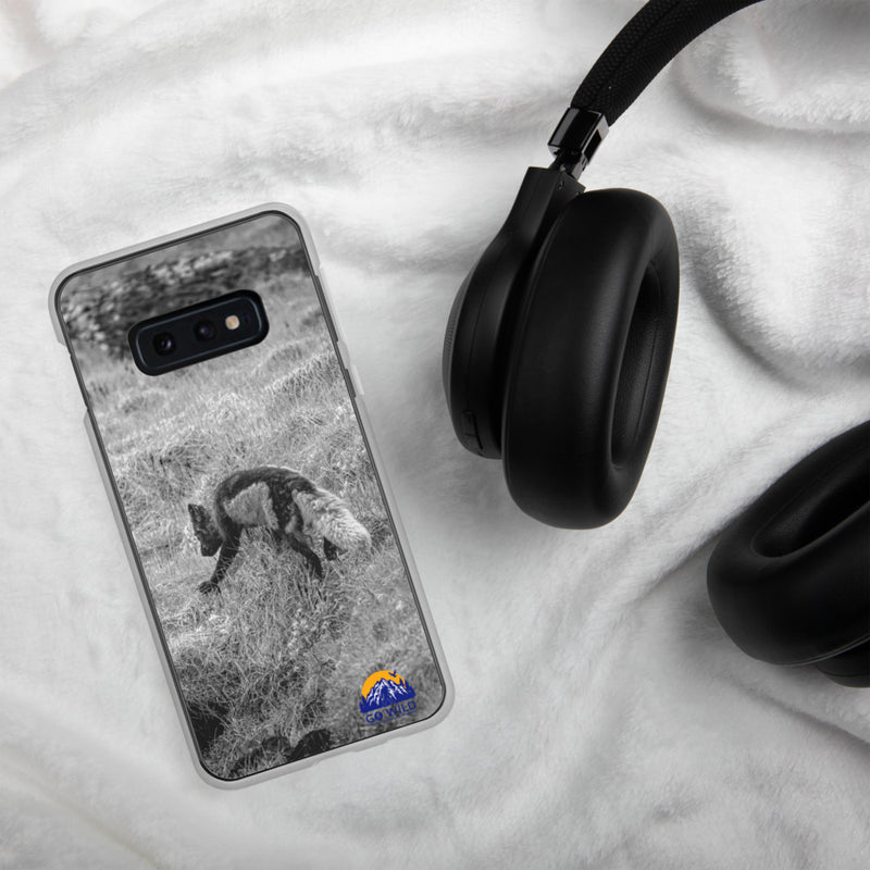 Black and Arctic Fox Samsung Case - Go Wild Photography [description]  [price]