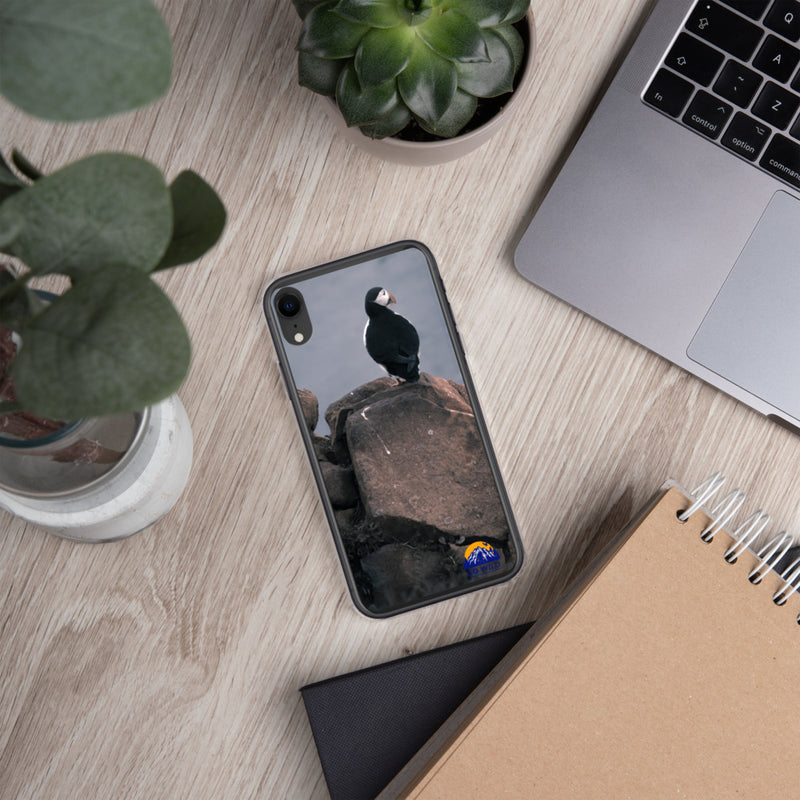 Lone Puffin iPhone Case - Go Wild Photography [description]  [price]