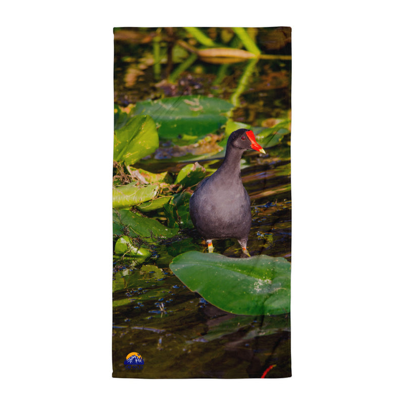 Common Moorhen Towel - Go Wild Photography [description]  [price]