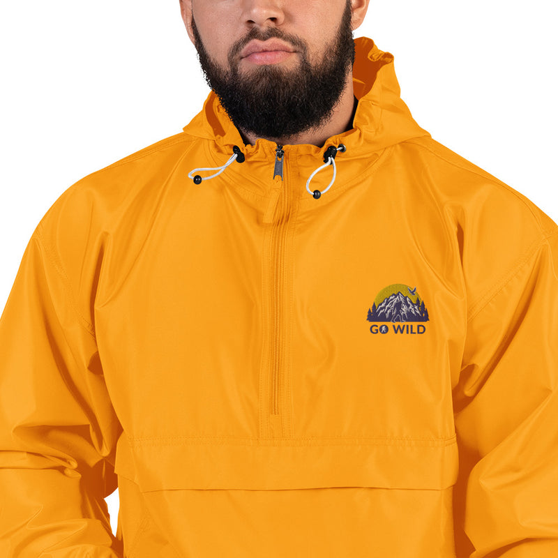 Go Wild Logo Embroidered Champion Packable Jacket - Go Wild Photography [description]  [price]