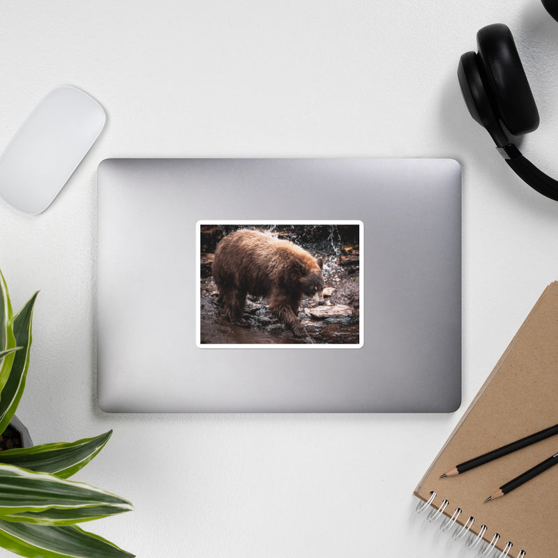 Morning Stroll Bubble-free stickers - Go Wild Photography [description]  [price]
