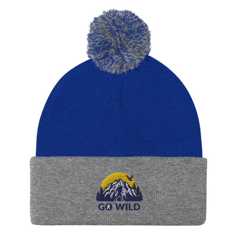 Go Wild Logo Pom-Pom Beanie - Go Wild Photography [description]  [price]