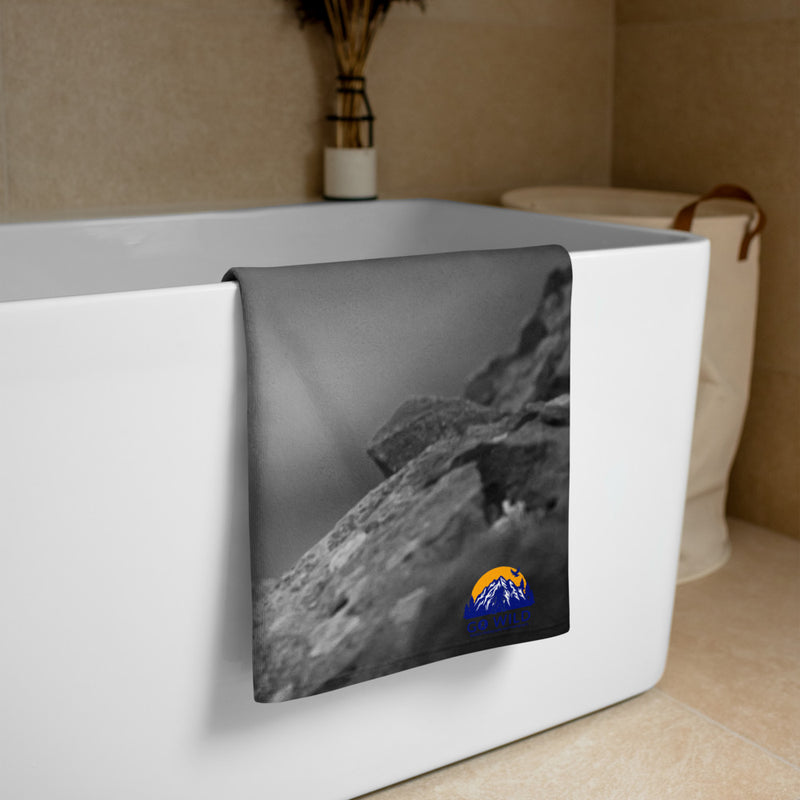 Atlantic Puffin Black and White Towel - Go Wild Photography [description]  [price]