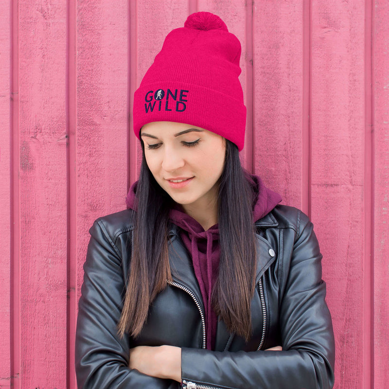 Gone Wild Pom-Pom Beanie - Go Wild Photography [description]  [price]